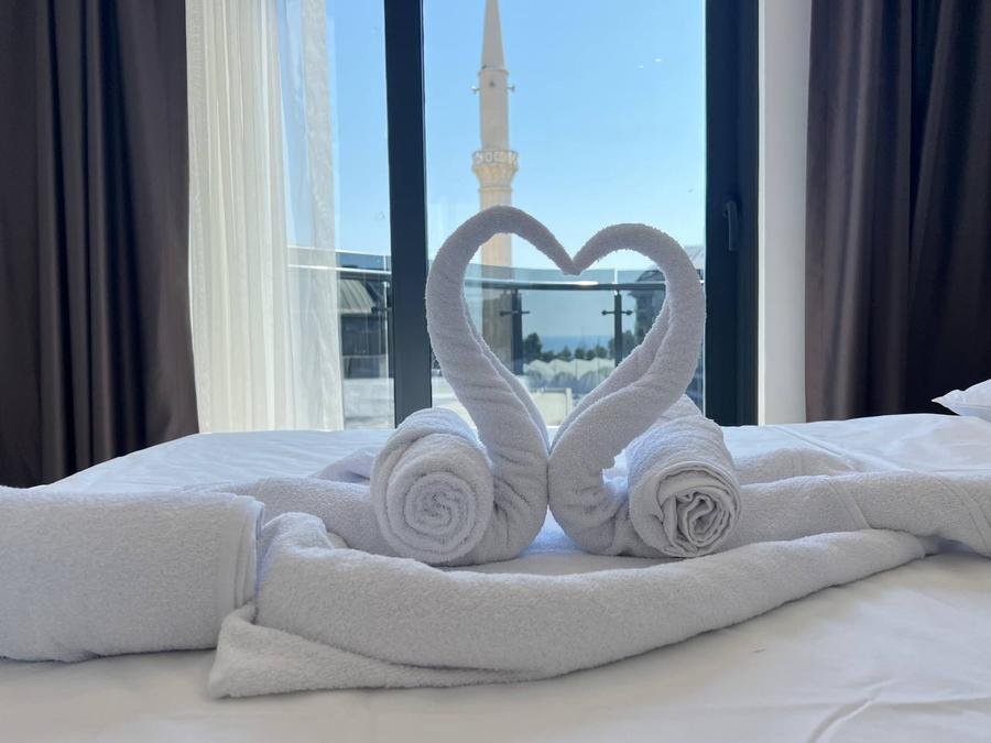 Уютная 1-спальная квартира<br>Вид на море и мечеть